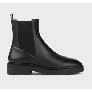 Stuart Weitzman Henley Chelsea Boots 9 Black NWOT Leather Ankle Booties Platform